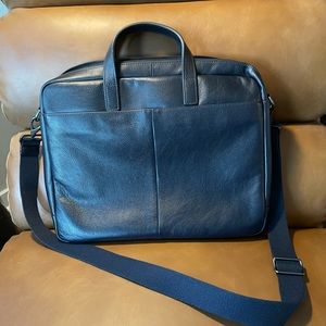 Men’s Blue Fossil Briefcase